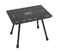 pumpumlia Silla plegable portátil para exteriores, mesa plegable de aleación de aluminio, mesa plegable ajustable para barbacoa, escritorio tácticamente para picnics