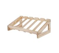pumpumlia Soporte clásico de madera para botellas de vino para sala de estar, cocina, pubs, decoración, organizadores de almacenamiento resistentes, estantes clásicos para casas y bodegas