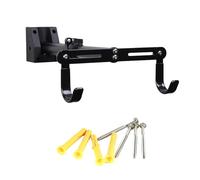 pumpumlia Soporte de pared para bicicleta de carretera con soportes reforzados, sujeción expandible, soporte de pared para estacionamiento seguro, garaje, estante de almacenamiento de bicicletas