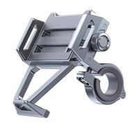 pumpumlia Soporte para teléfono de motocicleta, instalación rápida, soporte para manillar de motocicleta, soporte giratorio de 360 grados, a prueba de golpes, soporte móvil ajustable