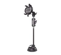 pumpumlia Soporte portátil para parabrisas y teléfono, ventosa ajustable, soporte móvil con rotación manos libres, navegación para parabrisas de coche, ventosa para luces de emergencia