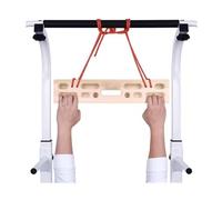 pumpumlia Tabla de entrenamiento de madera para el diapasón, tablas de escalada hechas a mano para principiantes y escaladores avanzados, peso ligero, portátil, entrenador de fuerza de dedos