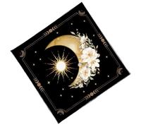 pumpumlia Tarots artísticos tela de lectura duradera para meditaciones temáticas ocultas para meditaciones rituales y espirituales, tela mística para decoración del hogar