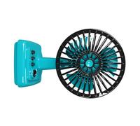 pumpumlia Ventilador de escritorio de metal retro en miniatura recargable por USB, dispositivo de refrigeración de 3 velocidades, escritorio USB retro para oficina