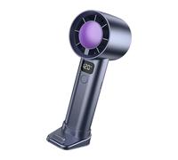 pumpumlia Ventilador de mano pequeño para exteriores con 120 velocidades ajustables y recargable para viajes, hogar, camping, al aire libre, clima cálido, ventilador recargable por USB