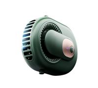 pumpumlia Ventilador portátil con clip para cinturón, pantalla digital para colgar en la cintura, para trabajar al aire libre, senderismo, camping, pesca, equipo de refrigeración al aire libre