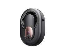 pumpumlia Ventilador portátil con clip para cinturón, pantalla digital para colgar en la cintura, para trabajar al aire libre, senderismo, camping, pesca, equipo de refrigeración al aire libre