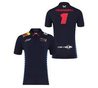 PUM'S Red Bull Racing Max Verstappen - Polo de manga corta 2024 (EE.UU., Alpha, Mediano, Regular, Regular, Cielo Nocturno)