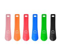 Pumuky 6 Piezas Calzador de Zapatos,15 x 2,5 cm, apto para hombres, mini calzador para uso diario y viaje, multicolor, Talla única