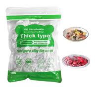 Pumuky Bolsas de Conservación Frescas 200 Piezas- Bolsas de Película Elástica Reutilizable, Tapas de Conservación de Alimentos, Tapas de Cuencos Elasticos y Extensibles