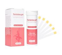 Pumwoy 100 Piezas Tira de Prueba de PH Femenino, Tiras Reactivas de PH para Salud Vaginal Vigilar la Salud Vaginal de las Mujeres, Detección Precisa de ácido para Prevenir Infecciones