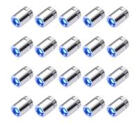 Pumwoy 20 miniluces LED, pequeñas luces LED, adecuadas para decorar casas de muñecas, luz micro LED para casas de muñecas, manualidades (luz azul)