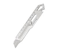 Pumwoy Cuchillos Multiusos Portátiles Retractil, Cuchillo Multiusos Pesado, Cúter Profesional Cuchillo para Alfombras, Cúter de Cuchillas Separables Estándar, Cuchillo Utilitario Retráctil