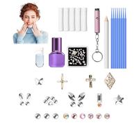 Pumwoy Gemas De Joyería De Dientes | Tooth Gems Kit | Gema De Dientes Adornos Dientes | Kit de Gemas para Dientes Juego de Joyas Dentales | Kit de Gemas de JoyeríA de Dientes | Rhinestone Dental Kit