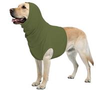 PUMYPOREITY Body con Cuello Postquirurgico Perros, Ropa Perros Protector Heridas Cuello Alto, Evita Que Tu Mascota Se Rasque Las Suturas del Cuello(Verde Militar, 2XL)