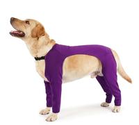 PUMYPOREITY Body Post Operatorio Perros, Body Postquirurgico Doux Body-Protección Traje Protector Pierna Después De Una Cirugía De Tplo/Ligamento Cruzado Anterior(Morado, XL)