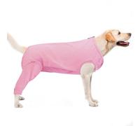 PUMYPOREITY Body Postoperatorio Perro, Traje Quirurgico Perro Body Castracion Perros Camisa de Recuperación Después Cirugía Codera Perros Patas Traseras Corsé de Recuperación Perros(Rosa, XL)