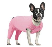 PUMYPOREITY Body Postoperatorio Perro, Traje Quirurgico Perro Body Castracion Perros Camisa de Recuperación Después Cirugía Codera Perros Patas Traseras Corsé de Recuperación Perros(Rosa, S)