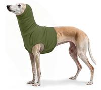 PUMYPOREITY Camisola Protecao Pescoco Cao Orejeras Antiruido Perro Auriculares Cancelacion Ruido Auriculares Pirotecnia, Cubre La Herida del Cuello(Verde Militar, XL)