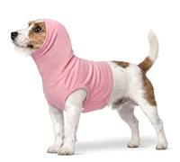 PUMYPOREITY Protector De Cuello para Gato, Funda para El Cuello del Gato, Cubre La Zona del-Cuello para Evitar Irritaciones Y Rascarse Las Suturas(Rosa Cereza, S)