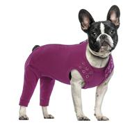 PUMYPOREITY Traje de recuperación para perros pequeños, codera, chaleco quirúrgico para perro, manga protectora de recuperación para patas de raza pequeña, evita que la mascota lama o muerda sus