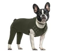 PUMYPOREITY Traje de recuperación para perros pequeños, codera, chaleco quirúrgico para perro, manga protectora de recuperación para patas de raza pequeña, evita que la mascota lama o muerda sus