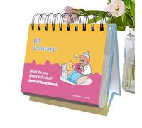 Pun Calendar 2026 - Funny Perpetual Silly Notes | Perpetual Kids Daily Joke Calendar - for Boys Girls Children Family Home Office School Desktop Bookshelf