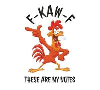 Pun-In-Tended Notebooks: The Wacky Wildlife Series - Rooster: A Hilariously Sarcastic Witing Pad: The Perfect Humorous Gift for Colleagues, Friends, ... Mature Audiences with a Taste for Wacky Wit