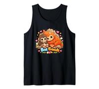 Punch Best, Friends, Baby, Monkey and Orangutan Chibi Camiseta sin Mangas