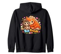 Punch Best, Friends, Baby, Monkey and Orangutan Chibi Sudadera con Capucha