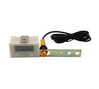 Punch - Contador digital con pantalla LCD e interruptor de proximidad, contador electrónico de 5 dígitos para automatización industrial, rango 0-99999, 20 Freque