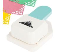 Punch de la esquina, patrón de flores Triángulo de forma de papel para la elaboración, cortador de esquina portátil para la fabricación de tarjetas de bricolaje, elaboración de álbumes de recortes he