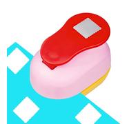 Punch de papel, manual Heavy Duty Crafting Tools | Round Square Postage Hole Puncher Tool | for Home Classroom Scrapbook Card Journal Notebook Photo Ticket