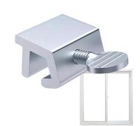 Punch Free Door and Window Lock - Stainless Steel Security Stopper | Child Proof Sliding Window Lock for Home Safety, Single Hole 30g or Double Hole 50g Compact Durable Design