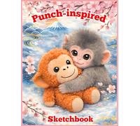 Punch-Inspired Sketchbook: Fun Art Pad for Kids, Teens and Young Artists - Cherry Blossoms, Japanese Waves & Mount Fuji - 8.5x11 in. 120 pages
