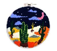 Punch Kit - Punch Needle Kits Erwachsene Anfänger | Sonnenblumen-Pflanzen-Haken-Stickset,Handcraft Punchs Needle Stickerei-Starter-Kits Mit Garnen Und Anleitung Für Anfänger