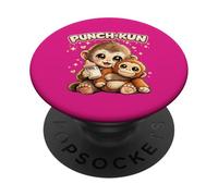 Punch Kun Bebé Mono de Nieve Japón Juguete Orangután PopSockets PopGrip Adhesivo
