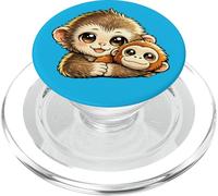 Punch Kun Bebé Mono de Nieve Japón Juguete Orangután PopSockets PopGrip para MagSafe