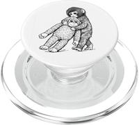 Punch Kun Bebé Mono de Nieve Japón Juguete Orangután PopSockets PopGrip para MagSafe