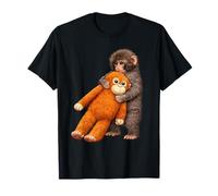 Punch Monkey & Lola Peluche Amigo. Adorable Macaco del zoológico de Japón Camiseta