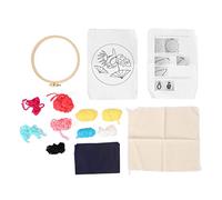 Punch Needle Kit DIY Stickerei Set mit vorgefertigten Papageien Design für Anfänger und Dekoration aus Baumwolle 1 Set Christmas Gifts