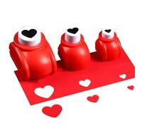 Punch para manualidades creativas, juguete con forma de corazón, con forma de estrellas, para niños, ideal para casa, viajes, escuelas, coche, guardería y cumpleaños