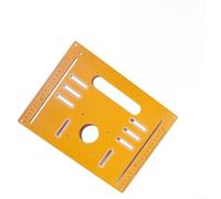 Punch- Placa base de máquina de corte para motores de 4 pulgadas, herramienta de aserrado de piedra de madera a escala, tablero de respaldo resistente al desgaste, naranja