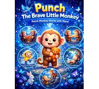 Punch The Brave Little Monkey: Punch Monkey Stories with Moral (Punch Monkey's Little Library)