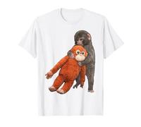 Punch The Monkey Meme X Ape Cute Punch Monkey Baby Meme Camiseta