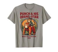 Punch y su orangután Valiente pequeño Explorador 2026 Camiseta