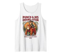 Punch y su orangután Valiente pequeño Explorador 2026 Camiseta sin Mangas
