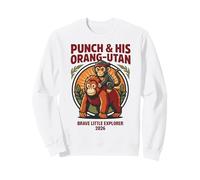 Punch y su orangután Valiente pequeño Explorador 2026 Sudadera