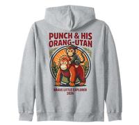 Punch y su orangután Valiente pequeño Explorador 2026 Sudadera con Capucha