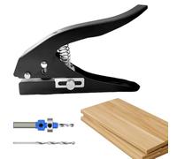 Puncher De Un Hoyo - Herramienta De Puñetazo De Servicio Pesado | Herramienta De Manualidades De Reparación De Mano Para Uso De La Oficina Y Escolar | Ideal Para Etiquetas, Scrapbook De Papel Car